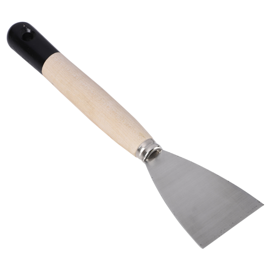 Afbeeldingen van AFSTEEKMES LANG, 7 CM, HOUTEN HANDVAT