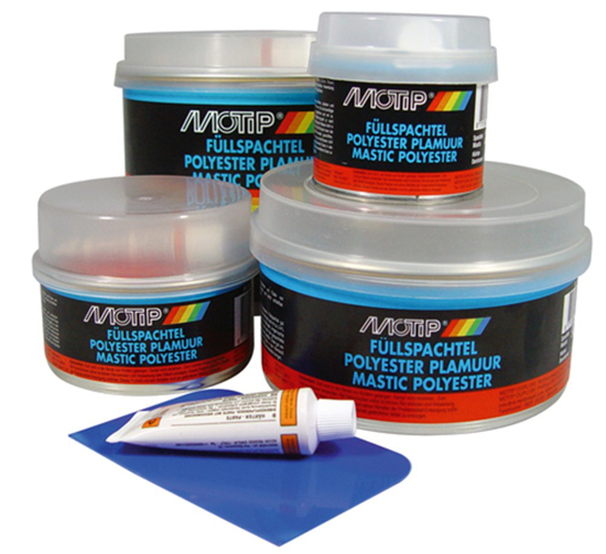 Afbeeldingen van POLYESTER PLAMUUR WIT 250GR