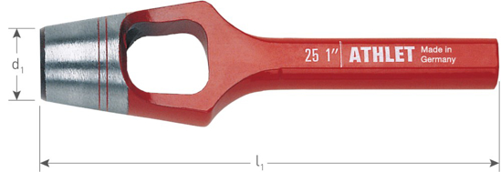 Afbeeldingen van ATHLET HOLPIJP, DIN 7200-A, ø20