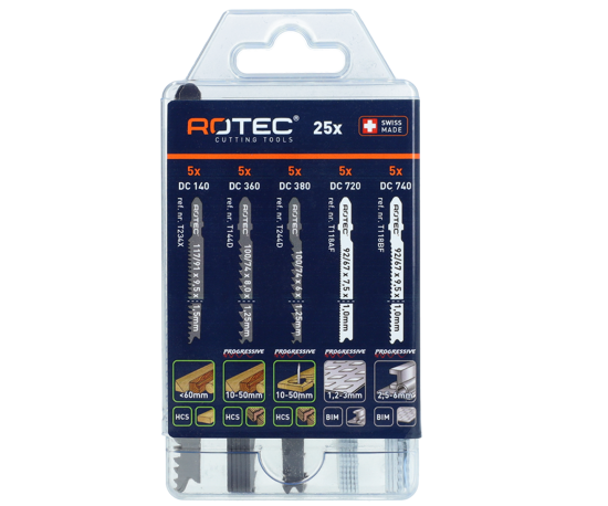 Afbeeldingen van DECOUPEERZAGENSET HOUT + METAAL 5X5 STUKS