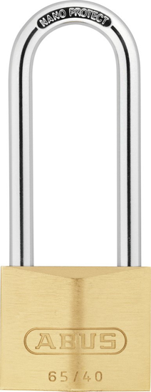 Afbeeldingen van 65/40HB63 KA-406 - HANGSLOT MESSING