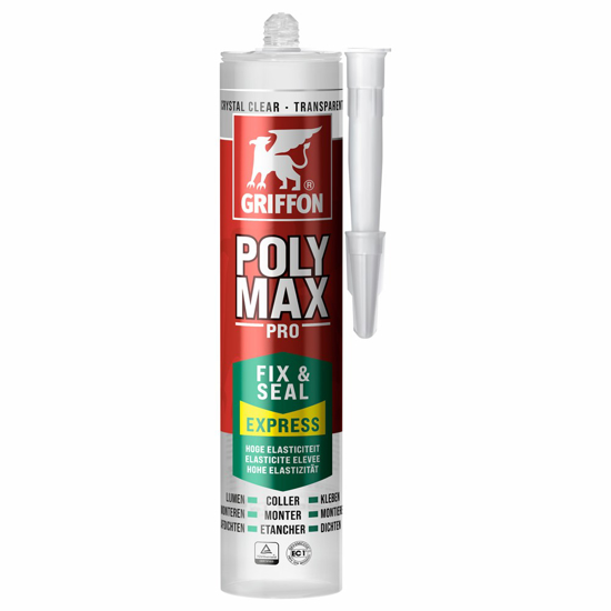 Afbeeldingen van GRIFFON POLY MAX® FIX&SEAL EXPR.CRYSTAL CLEAR 300G