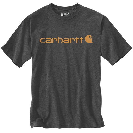 Afbeeldingen van 103361CRH DEARBORN RELAXED LOGO T-SHIRT CARBON HEATHER L