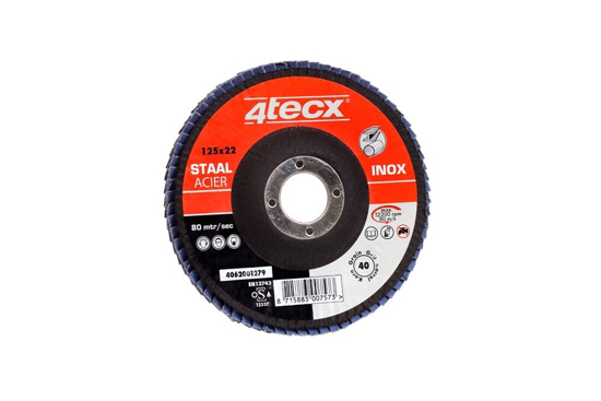 Afbeeldingen van VLAKLAMELLENSCHIJF MEGA-LINE 115 X 22,2MM KORREL 120