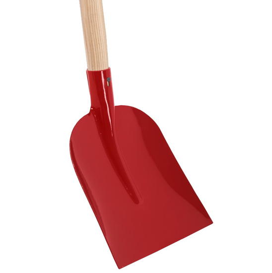 Afbeeldingen van BETONSCHOP - GEHARD STAAL - ROOD - DUBBEL GEBOGEN - ESSENHOUTEN STEEL - 110 CM