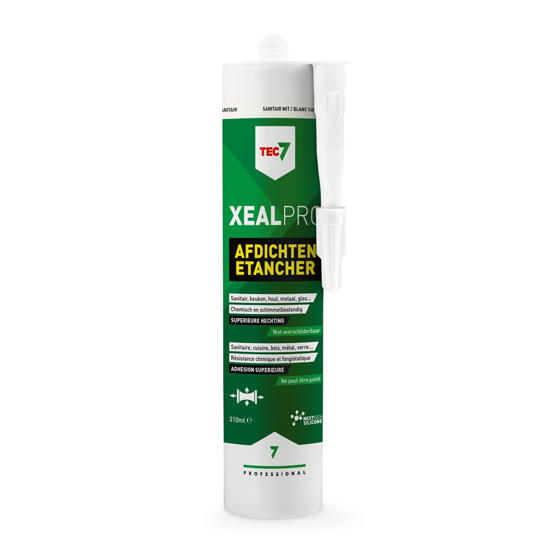 Afbeeldingen van XEALPRO SANITAIR WIT (RAL 9016) - PATROON 310ML