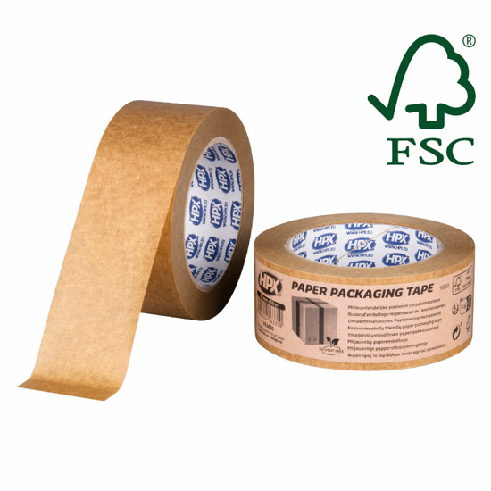 Afbeeldingen van 5800 BROWN PAPER PACKAGING TAPE HPX 48 MM 50 M